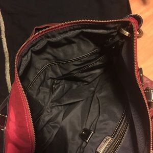 It’s raining red!  Bags! Sacks, Shoulder, purses!